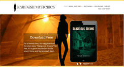 Desktop Screenshot of leahnashmysteries.com