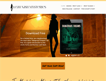 Tablet Screenshot of leahnashmysteries.com